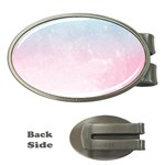 Watercolor Gradient Ombre Money Clip (Oval)