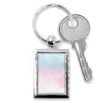 Watercolor Gradient Ombre Key Chain (Rectangle)