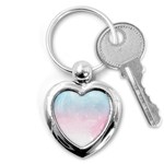 Watercolor Gradient Ombre Key Chain (Heart)