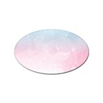 Watercolor Gradient Ombre Sticker (Oval)