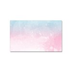 Watercolor Gradient Ombre Sticker (Rectangular)