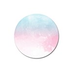 Watercolor Gradient Ombre Magnet 3  (Round)