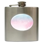 Watercolor Gradient Ombre Hip Flask (6 oz)