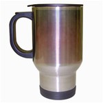 Watercolor Gradient Ombre Travel Mug (Silver Gray)