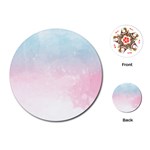 Watercolor Gradient Ombre Playing Cards (Round)