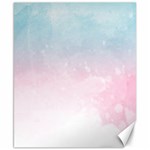 Watercolor Gradient Ombre Canvas 8  x 10 