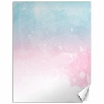 Watercolor Gradient Ombre Canvas 12  x 16 