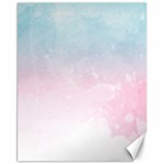 Watercolor Gradient Ombre Canvas 11  x 14 