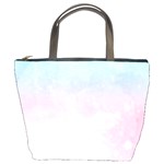 Watercolor Gradient Ombre Bucket Bag