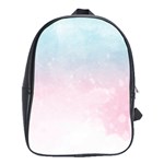 Watercolor Gradient Ombre School Bag (Large)