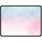 Watercolor Gradient Ombre Fleece Blanket (Large)