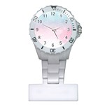 Watercolor Gradient Ombre Plastic Nurses Watch