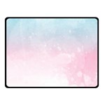 Watercolor Gradient Ombre Double Sided Fleece Blanket (Small)