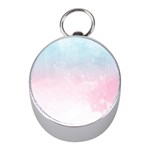 Watercolor Gradient Ombre Silver Compass (Mini)