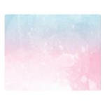 Watercolor Gradient Ombre Double Sided Flano Blanket (Large)