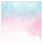 Watercolor Gradient Ombre Large Satin Scarf (Square)