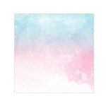 Watercolor Gradient Ombre Small Satin Scarf (Square)