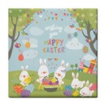 easter bunnies Tile Coaster