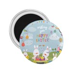 easter bunnies 2.25  Magnet