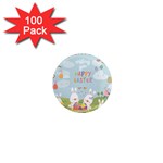 easter bunnies 1  Mini Magnet (100 pack) 