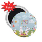 easter bunnies 2.25  Magnet (10 pack)