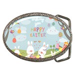 easter bunnies Belt Buckle