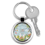 easter bunnies Key Chain (Round)