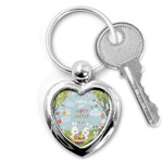 easter bunnies Key Chain (Heart)