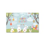 easter bunnies Sticker (Rectangular)