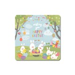 easter bunnies Magnet (Square)