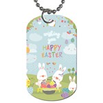 easter bunnies Dog Tag (One Side)