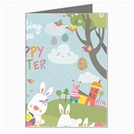 easter bunnies Greeting Card