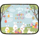 easter bunnies Double Sided Fleece Blanket (Mini)