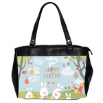 easter bunnies Oversize Office Handbag (2 Sides)