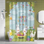 easter bunnies Shower Curtain 48  x 72  (Small)