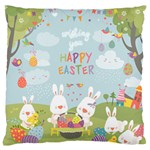 easter bunnies Large Cushion Case (One Side)