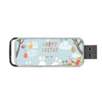 easter bunnies Portable USB Flash (One Side)