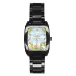 easter bunnies Stainless Steel Barrel Watch