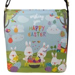 easter bunnies Flap Closure Messenger Bag (S)