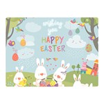 easter bunnies Double Sided Flano Blanket (Mini)