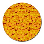 autumn0034 Round Mousepad