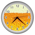 Beer snob Wall Clock (Silver)