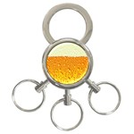 Beer snob 3-Ring Key Chain