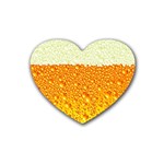 Beer snob Rubber Coaster (Heart)