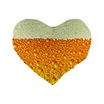 Beer snob Standard 16  Premium Heart Shape Cushion 