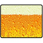 Beer snob Double Sided Fleece Blanket (Medium)