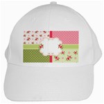 Shabby Chic Roses White Cap