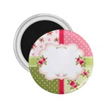 Shabby Chic Roses 2.25  Magnet