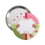 Shabby Chic Roses 2.25  Handbag Mirror