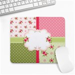 Shabby Chic Roses Large Mousepad